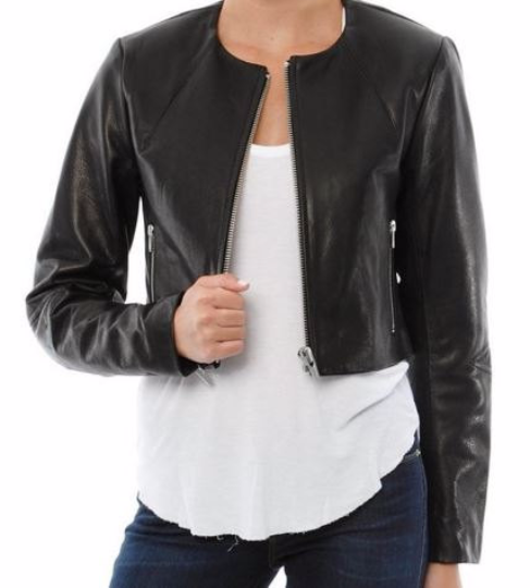 Stylish Women's Leather Jacket
