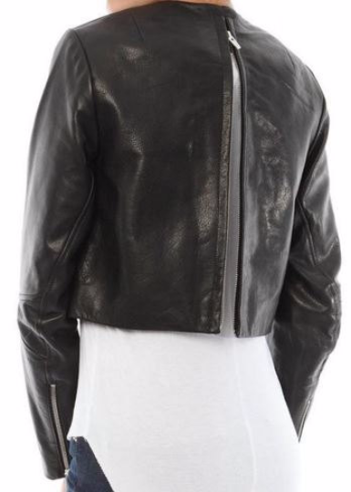 Stylish Women's Leather Jacket - Image 4