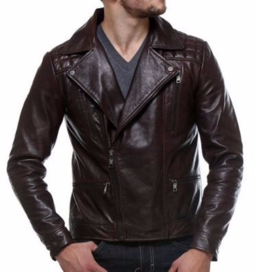 Men’s Quilted Leather Jacket – The Sammy Store