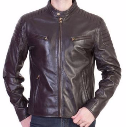 Men's Biker Leather Jacket