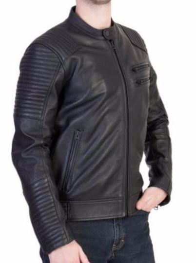 Men's Moto Leather Jacket - Image 5